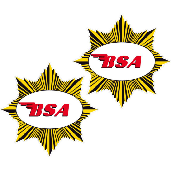 Bsa Logo Style 2 Stickers Decals 2x - DecalsHouse