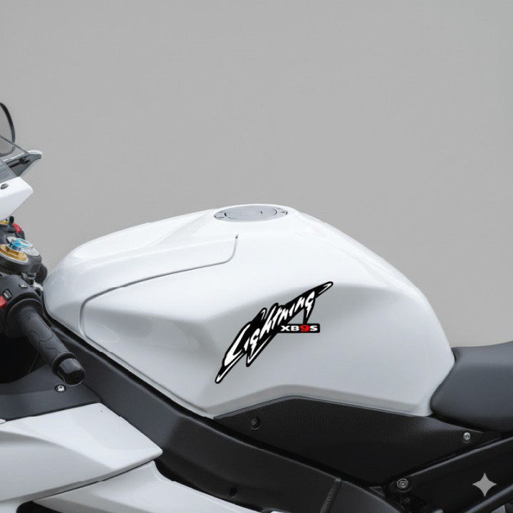 Buell Lightning Xb9s Black And Red Stickers Decals 2x - DecalsHouse