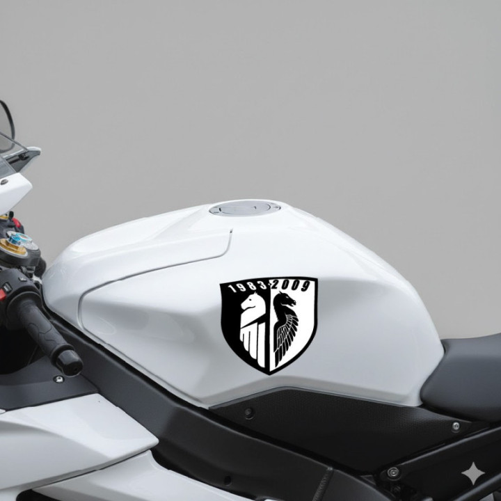 Buell Logo Badge Stickers Decals 2x - DecalsHouse