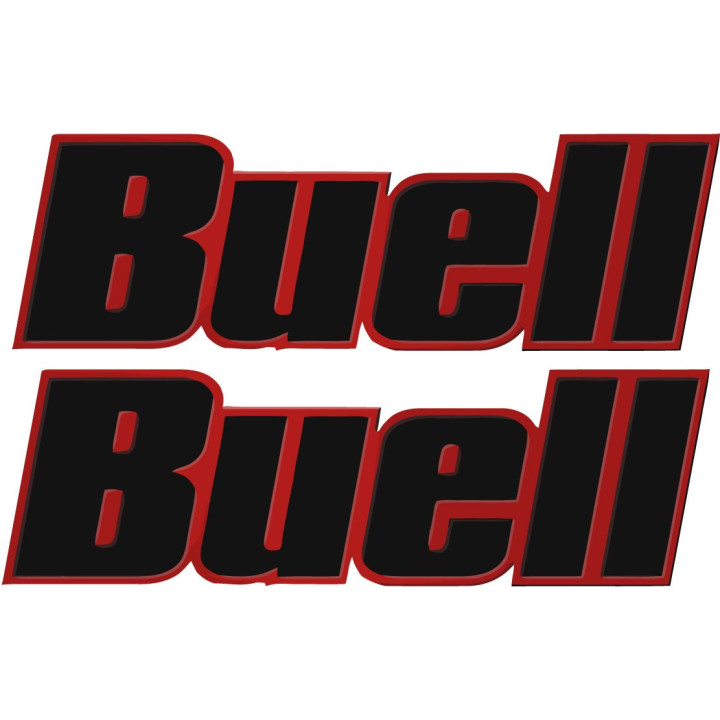 Buell Motorcycle Stickers – XB12R Lightning Firebolt Decals (2-Pack)