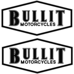 Bullit Motorcycles Style 2 Stickers – Hero Spirit Decals (2-Pack)