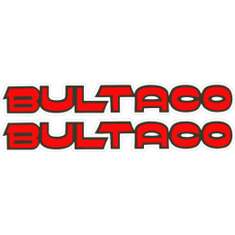 Bultaco Stickers – Trials Enduro Classic Motorcycle Decals (2-Pack)