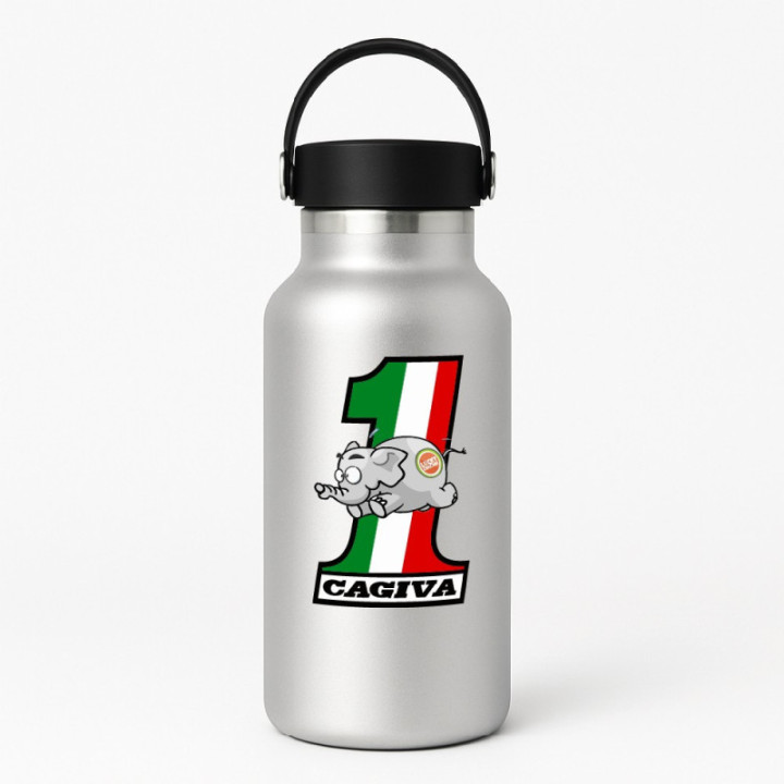 Cagiva Funny Logo Stickers Decals 2x - DecalsHouse