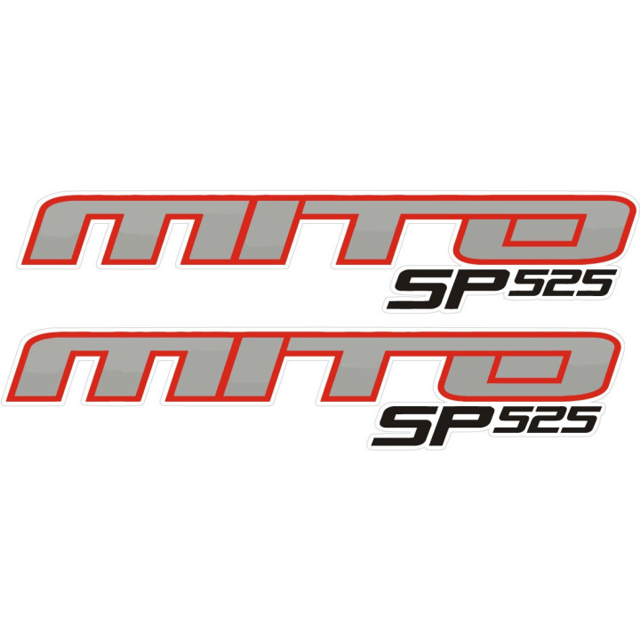 Cagiva Mito Sp 525 Red And Black Stickers Decals 2x - DecalsHouse