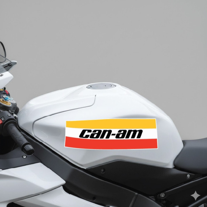 Can Am Badge Stickers Decals 2x - DecalsHouse