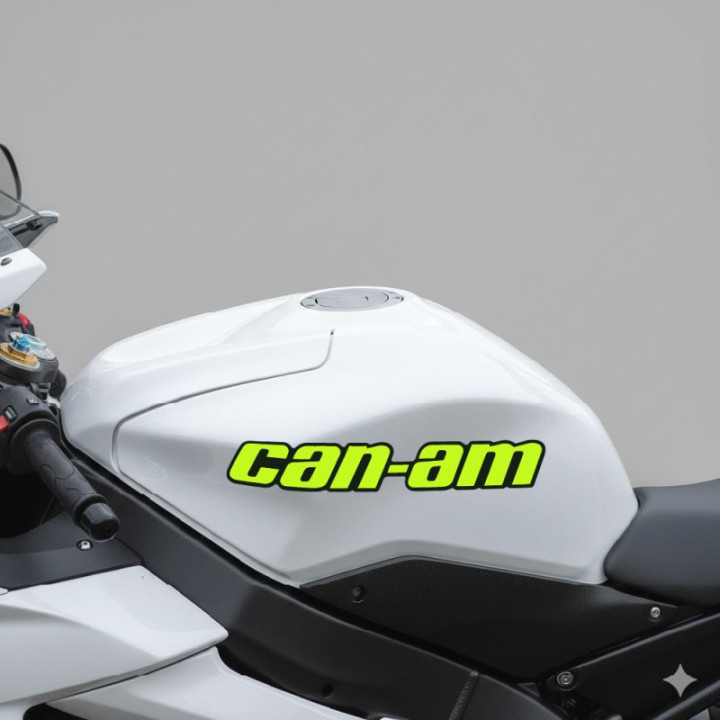 Can Am Lettering Stickers Decals 2x - DecalsHouse