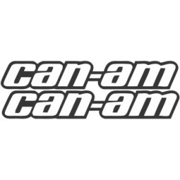 Can Am Lettering Style 2 Stickers Decals 2x - DecalsHouse