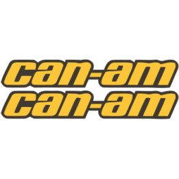 Can Am Lettering Style 4 Stickers Decals 2x - DecalsHouse
