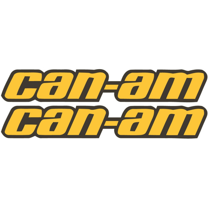 Can Am Lettering Style 4 Stickers Decals 2x - DecalsHouse