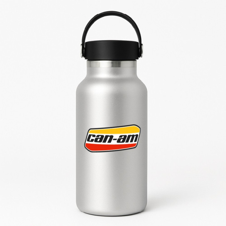 Can Am Logo Badge Stickers Decals 2x - DecalsHouse