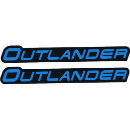 Can Am Outlander Black And Blue Stickers Decals 2x - DecalsHouse