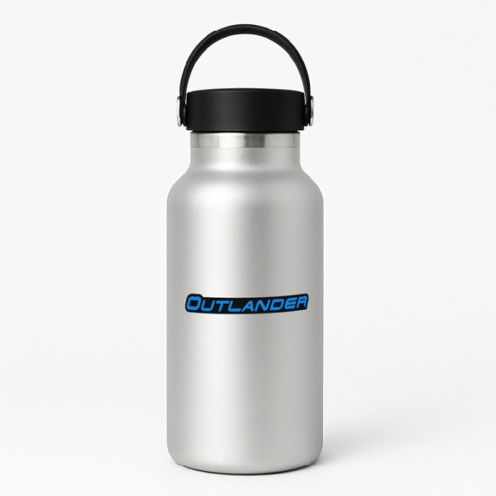 Can Am Outlander Black And Blue Stickers Decals 2x - DecalsHouse