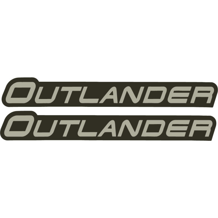 Can-Am Outlander Stickers – ATV 4x4 Quad Decals (2-Pack)