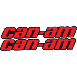 Can-Am Outlander Black Red Stickers – ATV Quad Decals (2-Pack)
