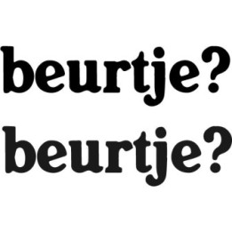 Beurtje? Stickers – Funny Dutch Slang Decals (2-Pack)