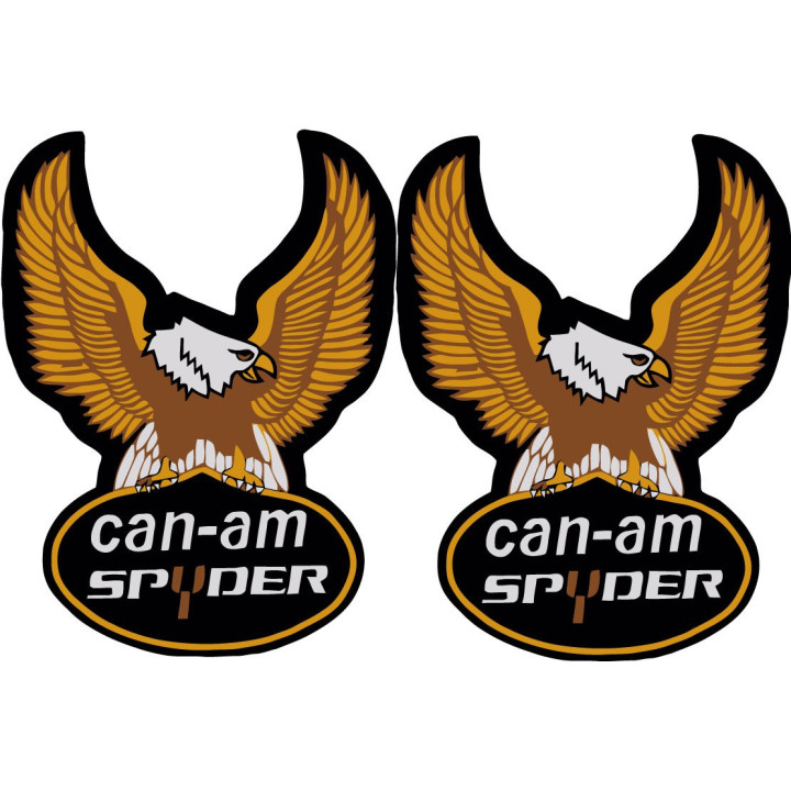 Can Am Spyder Eagle Stickers Decals 2x - DecalsHouse