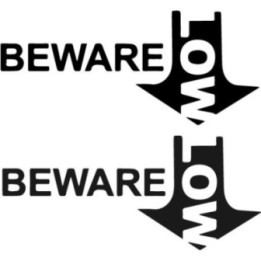 Buy Beware Low Decal Sticker Online