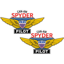 Can Am Spyder Pilot Stickers Decals 2x - DecalsHouse