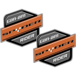 Can Am Spyder Rider Badge Stickers Decals 2x - DecalsHouse