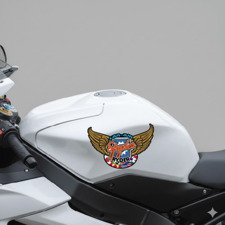 Can Am Spyder Wings International Stickers Decals 2x - DecalsHouse