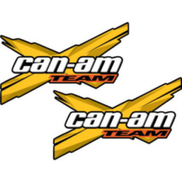 Can Am Team Logo Stickers Decals 2x - DecalsHouse