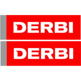 Derbi Logo Stickers Decals 2x - DecalsHouse