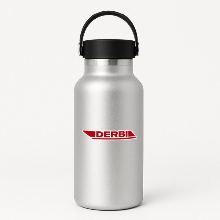 Derbi Logo Style 5 Stickers Decals 2x - DecalsHouse