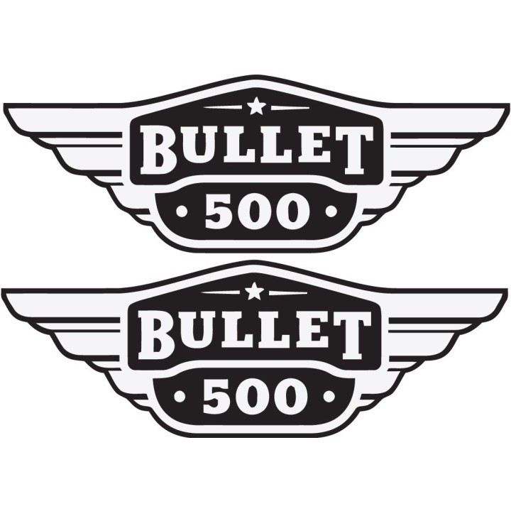 Enfield Bullet 500 Stickers Decals 2x - DecalsHouse