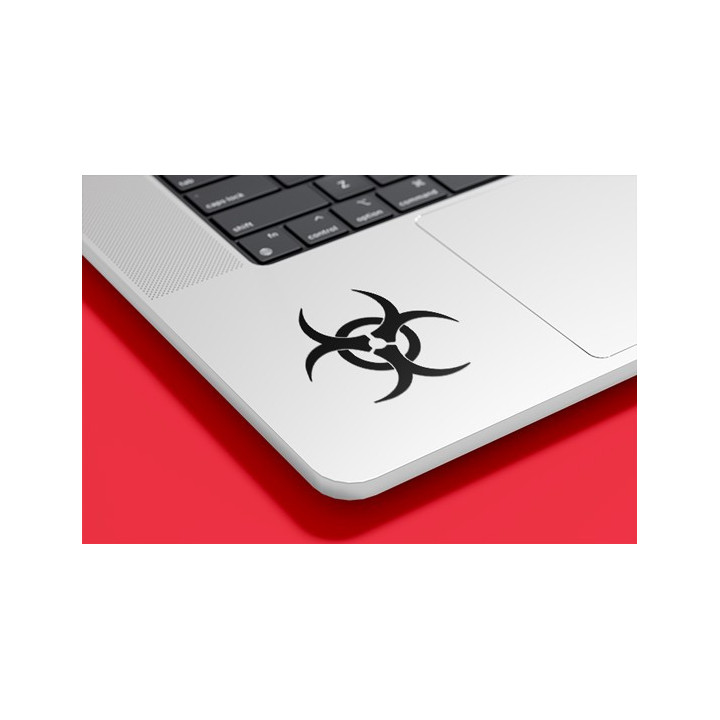 Biohazard Symbol Stickers – Toxic Warning Decals (2-Pack)