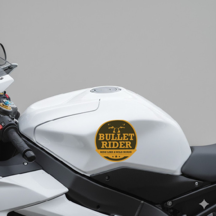 Enfield Bullet Rider Stickers Decals 2x - DecalsHouse
