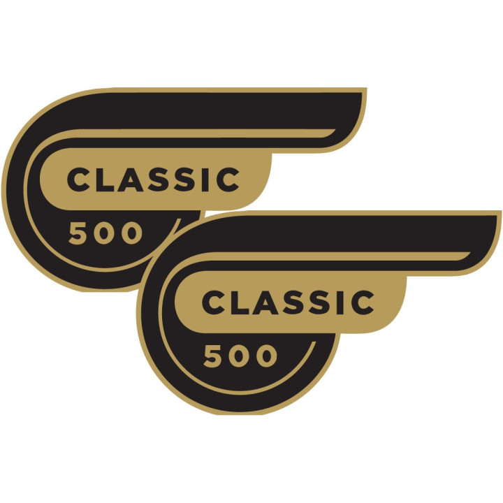 Enfield Classic 500 Stickers Decals 2x - DecalsHouse