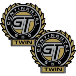 Enfield Continental Gt Twin Stickers Decals 2x - DecalsHouse