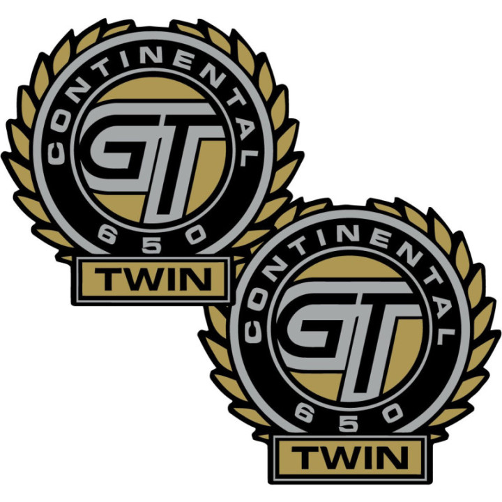Enfield Continental Gt Twin Stickers Decals 2x - DecalsHouse