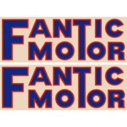 Fantic Logo Motor Stickers Decals 2x - DecalsHouse