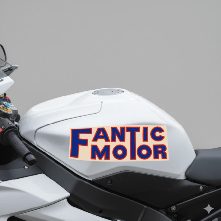 Fantic Logo Motor Stickers Decals 2x - DecalsHouse