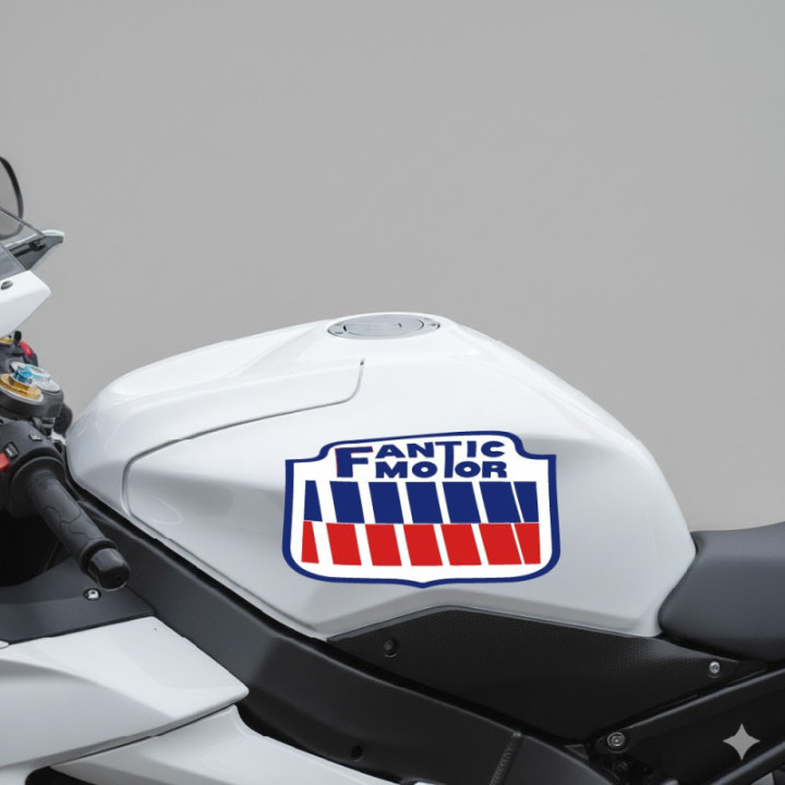 Fantic Logo Style 2 Stickers Decals 2x - DecalsHouse