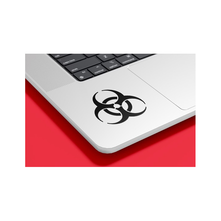 Biohazard Symbol Stickers – Zombie Warning Decals (2-Pack)