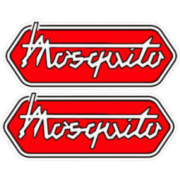Garelli Mosquito Logo Stickers Decals 2x - DecalsHouse