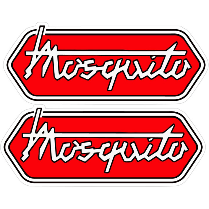 Garelli Mosquito Logo Stickers Decals 2x - DecalsHouse