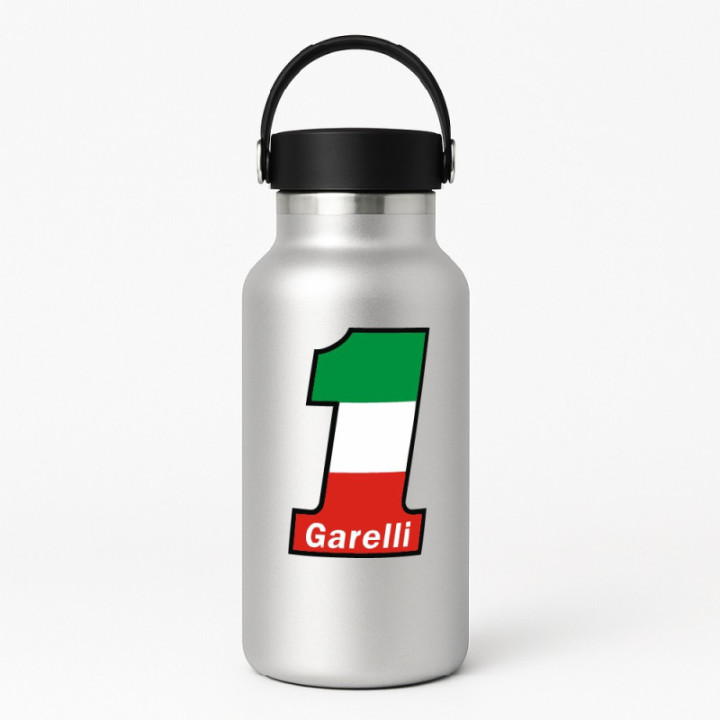 Garelli Number 1 Stickers Decals 2x - DecalsHouse