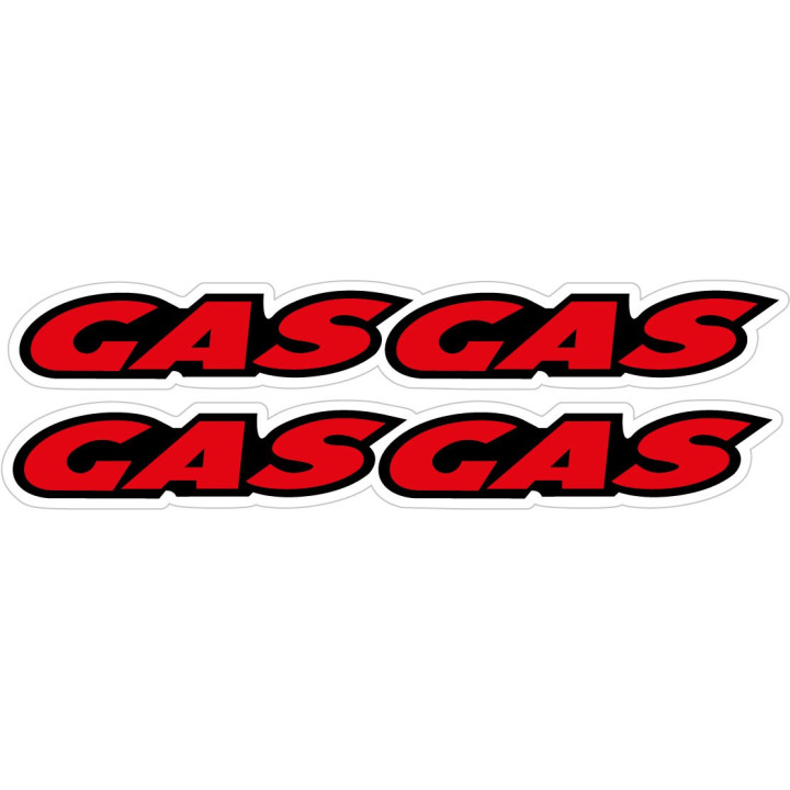 Gas Gas Logo 2 Stickers Decals 2x - DecalsHouse