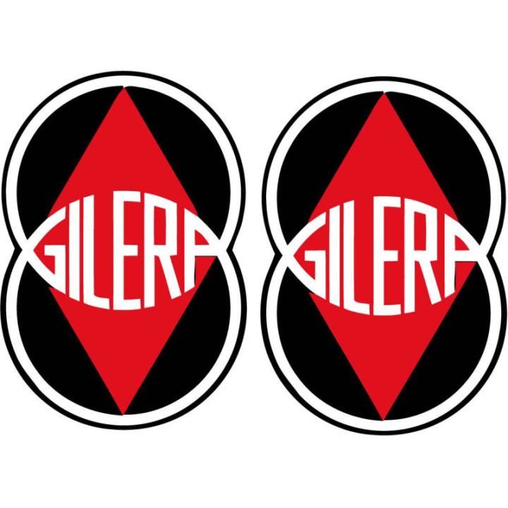 Gilera Logo Style 3 Stickers Decals 2x - DecalsHouse