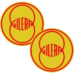 Gilera Logo Style 4 Stickers Decals 2x - DecalsHouse