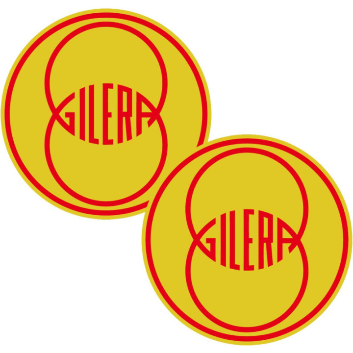 Gilera Logo Style 4 Stickers Decals 2x - DecalsHouse