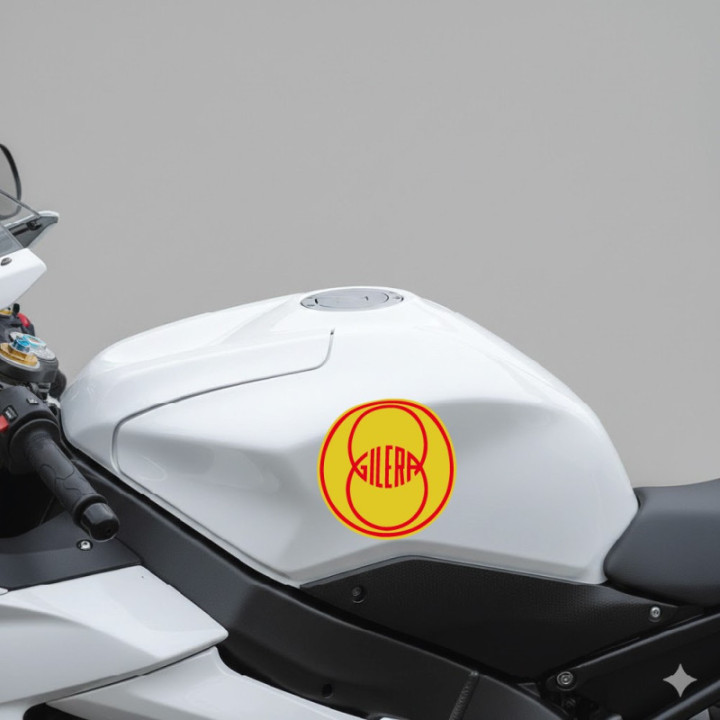Gilera Logo Style 4 Stickers Decals 2x - DecalsHouse
