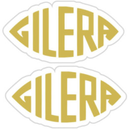 Gilera Logo Style 7 Stickers Decals 2x - DecalsHouse