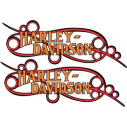 Harley Davidson Logo Style 10 Stickers Decals 2x - DecalsHouse