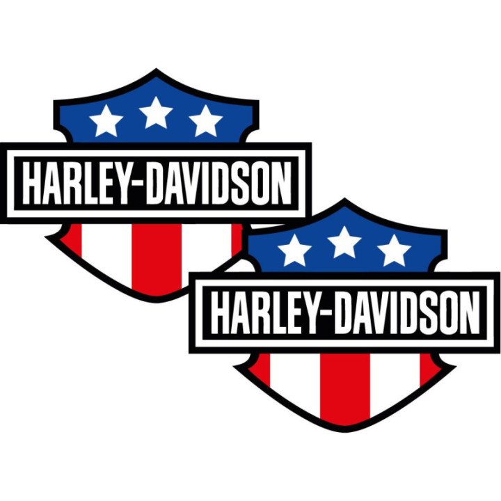 Harley Davidson Logo Style 4 Stickers Decals 2x - DecalsHouse
