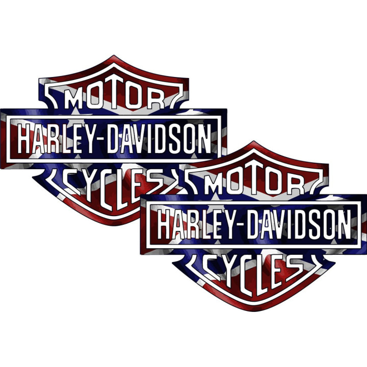 Harley Davidson Logo Style 5 Stickers Decals 2x - DecalsHouse