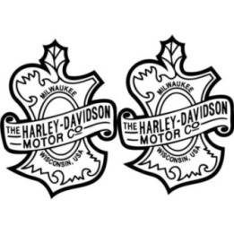 Harley Davidson Logo Style 6 Stickers Decals 2x - DecalsHouse